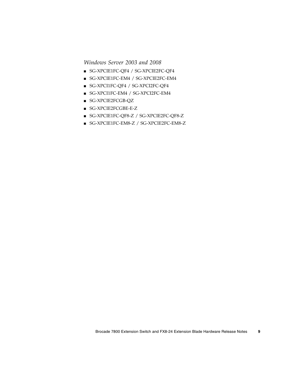 Sun Microsystems Brocade Extension Switch 7800 User Manual | Page 11 / 16