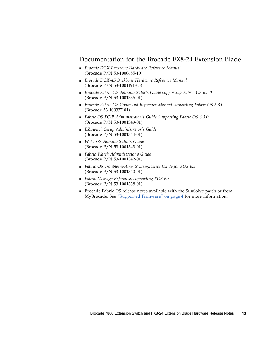 Sun Microsystems Brocade Extension Switch 7800 User Manual | Page 15 / 16