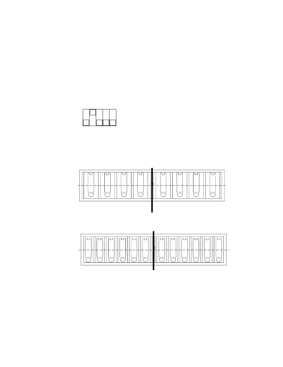 1 1x2 configuration, 1 option switch, 1x2 configuration | Sun Microsystems Sun StorEdge A3500 User Manual | Page 19 / 44