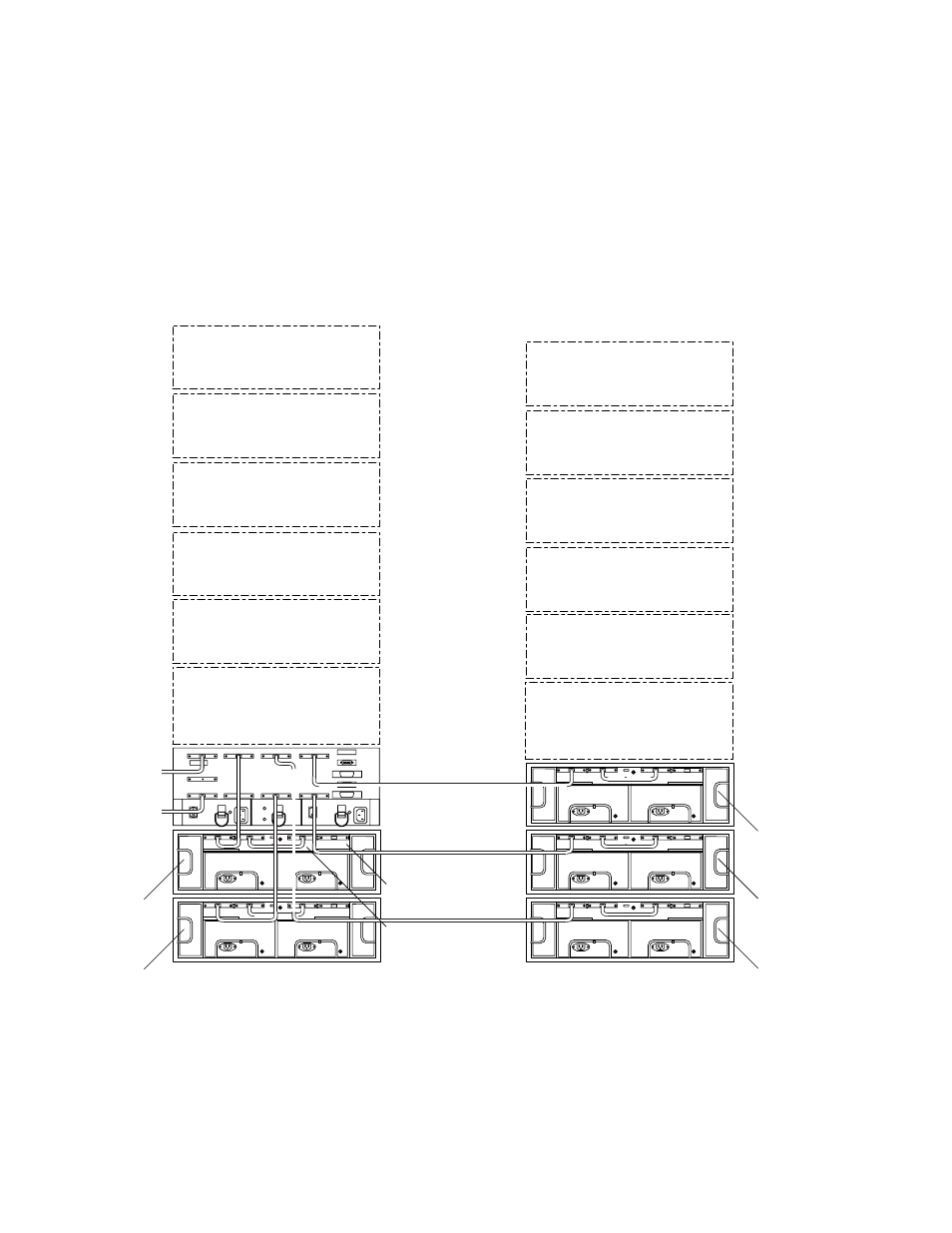 2 scsi connections for controller module a, Figure219 3x15 (controller module a), Figure 2-19 | Sun Microsystems Sun StorEdge A3500 User Manual | Page 38 / 44