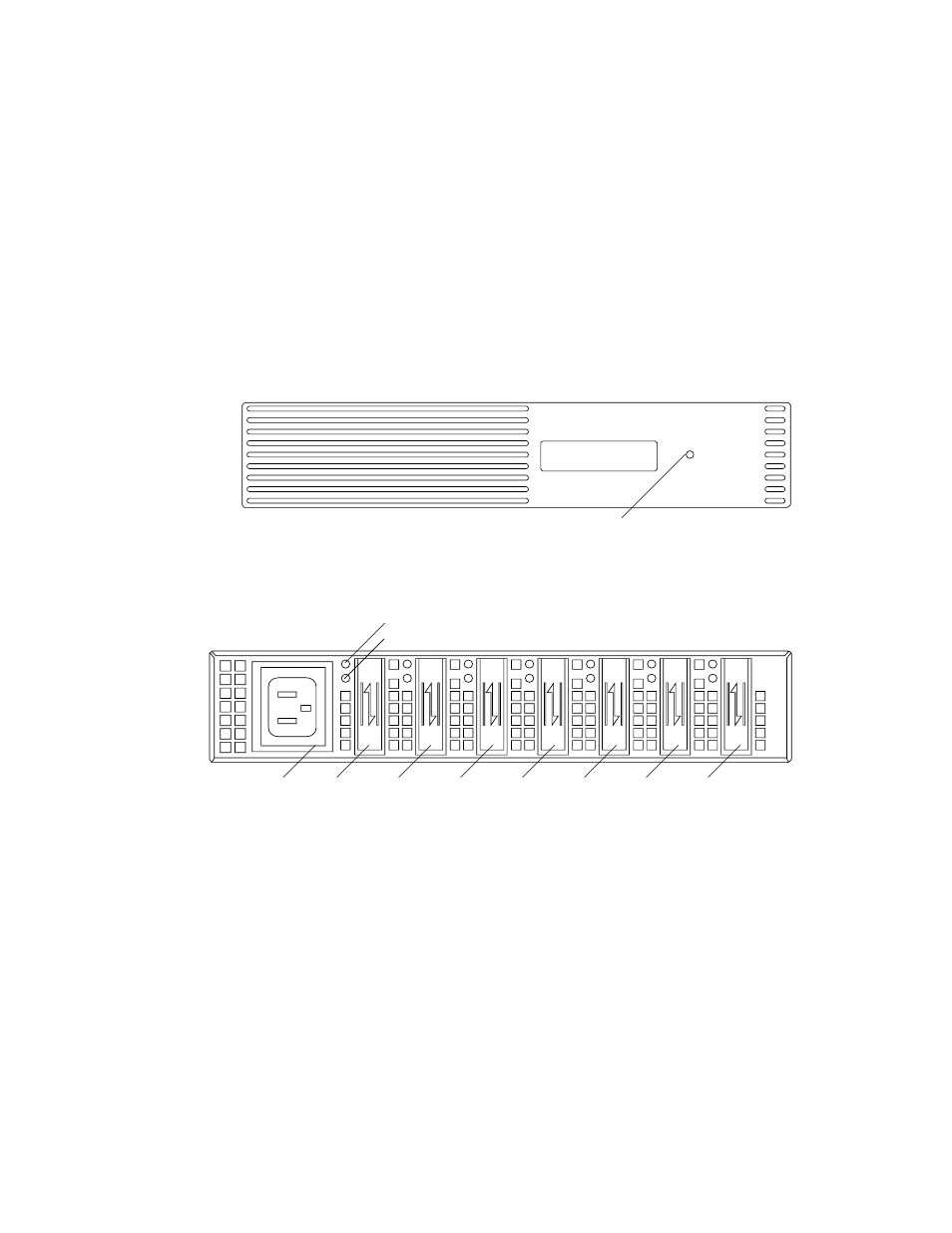 Figure11 front of hub, Figure12 rear of hub | Sun Microsystems STOREDGE FC-100 User Manual | Page 20 / 38
