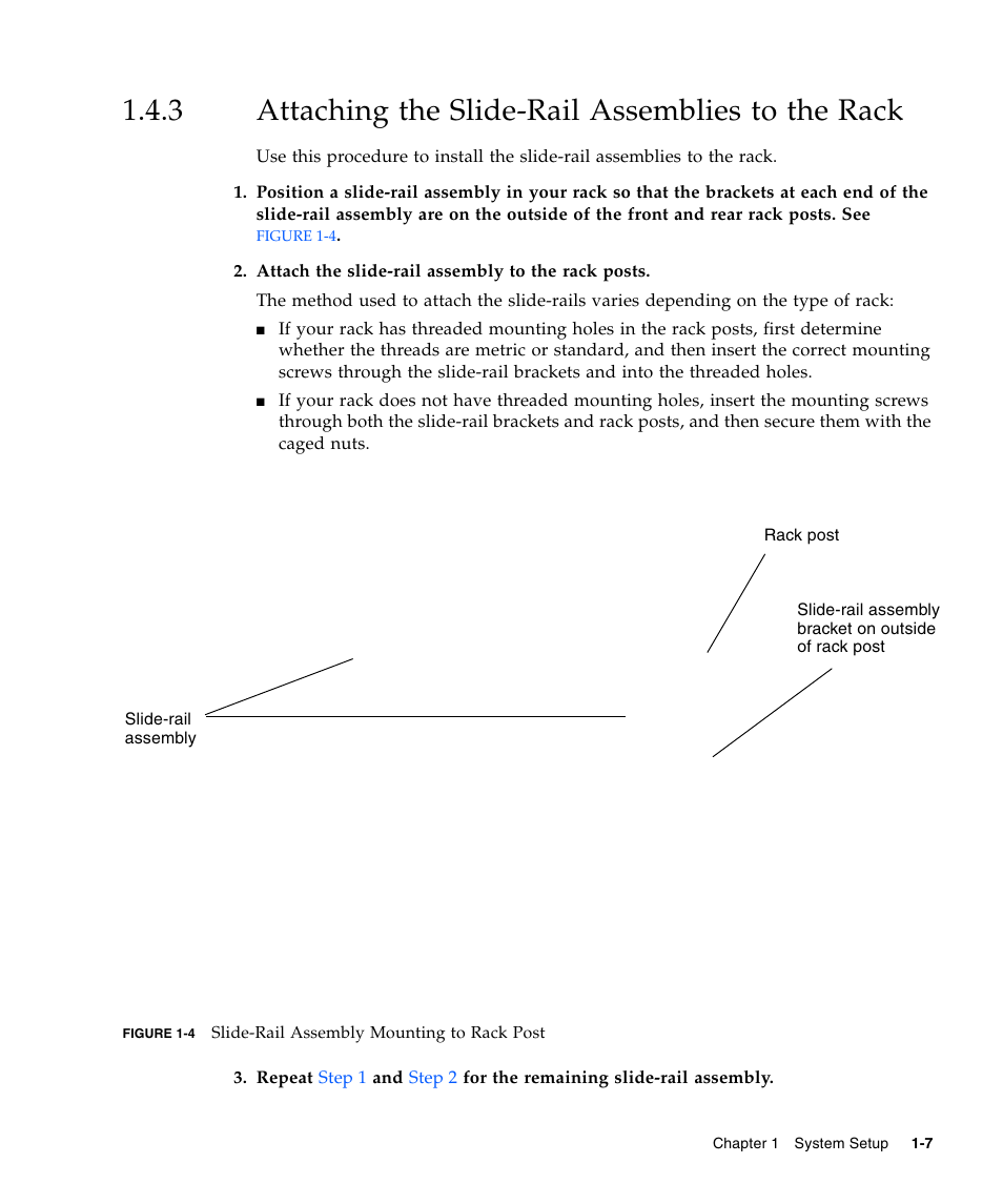 3 attaching the slide-rail assemblies to the rack, Attaching the slide-rail assemblies to the rack | Sun Microsystems SUN FIRE X2100 User Manual | Page 17 / 78