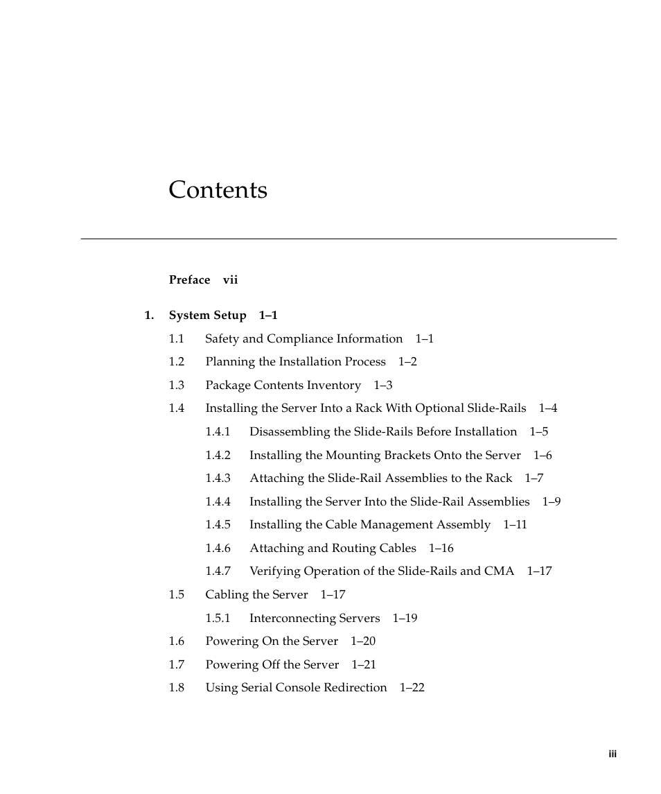 Sun Microsystems SUN FIRE X2100 User Manual | Page 3 / 78