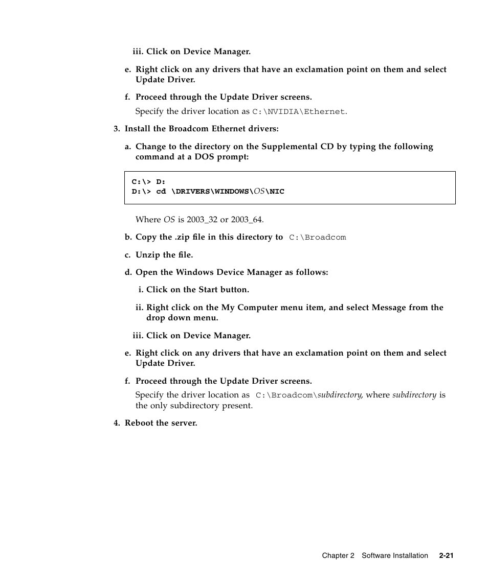 Sun Microsystems SUN FIRE X2100 User Manual | Page 55 / 78