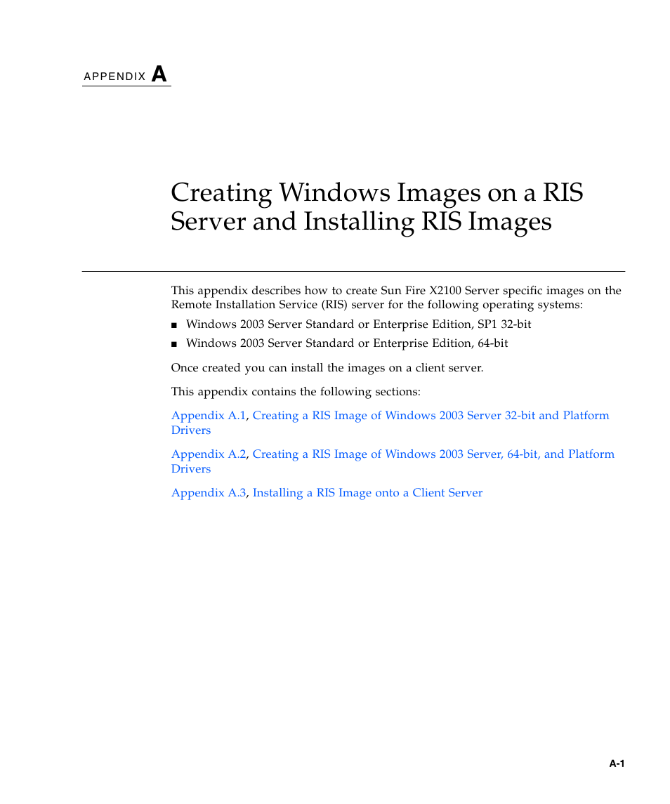 Appendix, Contains instr | Sun Microsystems SUN FIRE X2100 User Manual | Page 65 / 78