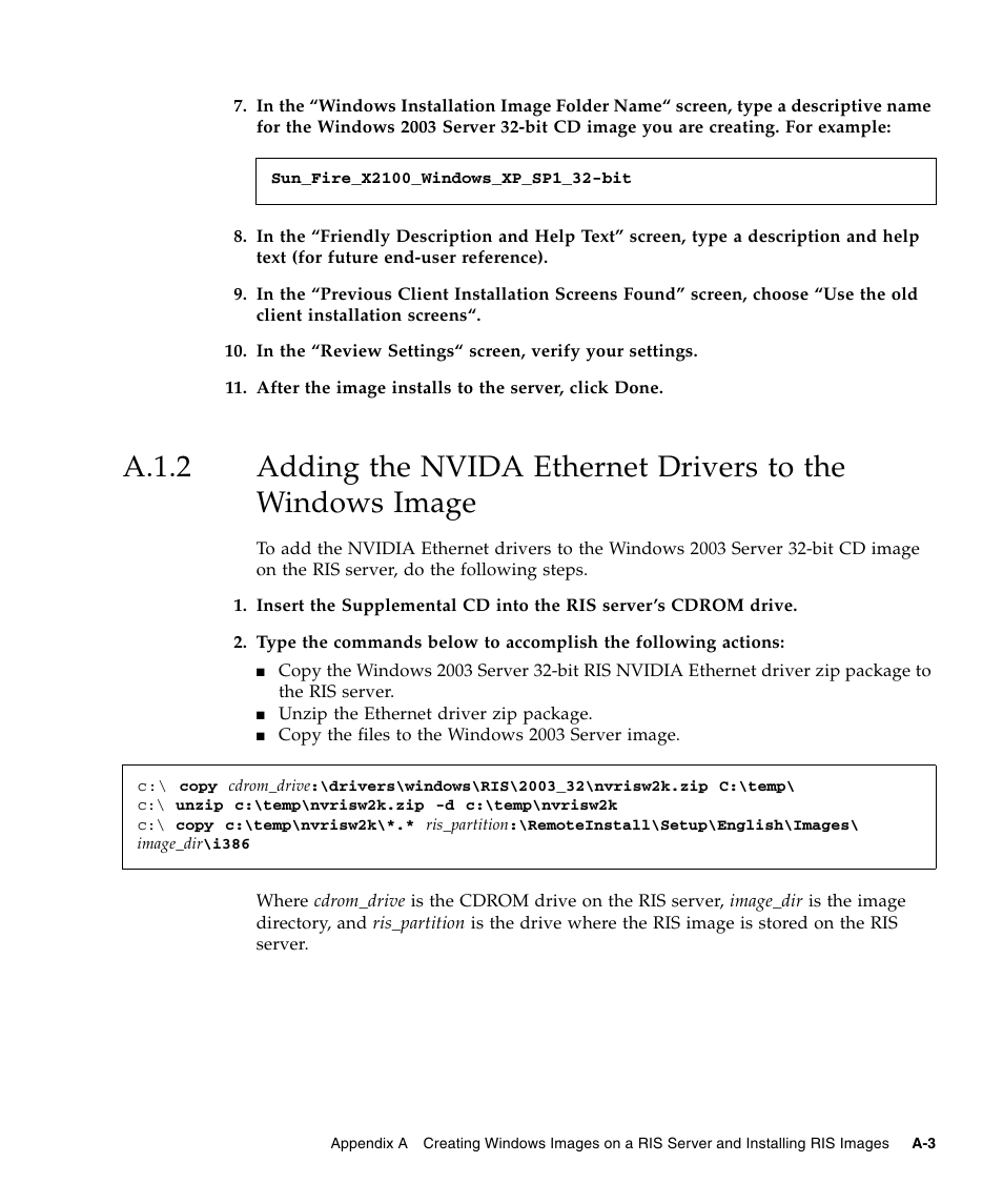 A.1.2 | Sun Microsystems SUN FIRE X2100 User Manual | Page 67 / 78