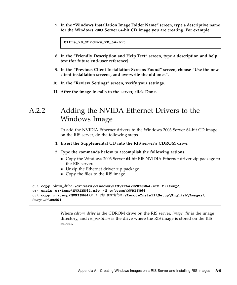 A.2.2 | Sun Microsystems SUN FIRE X2100 User Manual | Page 73 / 78