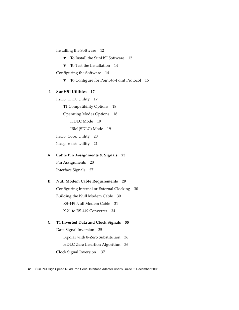 Sun Microsystems Interface Adapter User Manual | Page 4 / 66