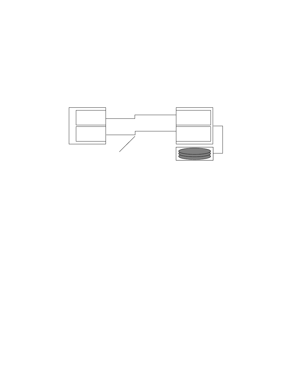 1 single host connected to one controller module, Single host connected to one controller module | Sun Microsystems Sun StorEdge A3500FC User Manual | Page 22 / 62