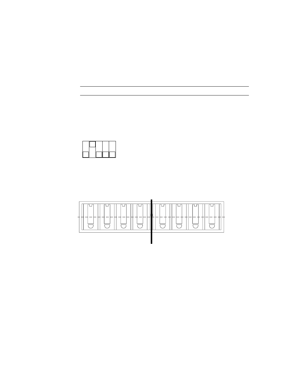 1 1x2 configuration, 1 option switch, 1x2 configuration | Option switch | Sun Microsystems Sun StorEdge A3500FC User Manual | Page 35 / 62