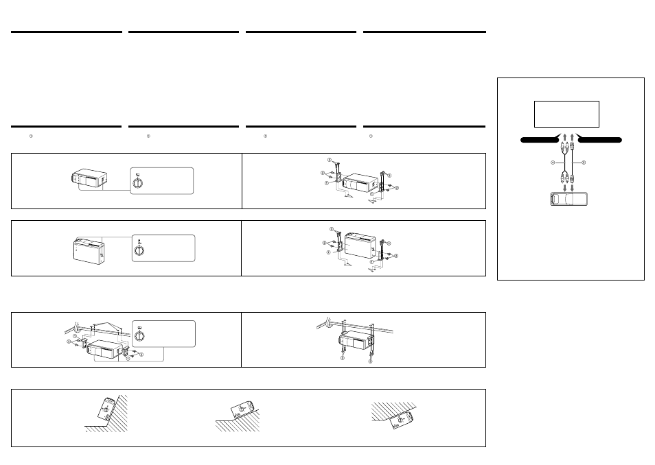 Installation, Installation instalación | Sony CDX-636 User Manual | Page 2 / 2