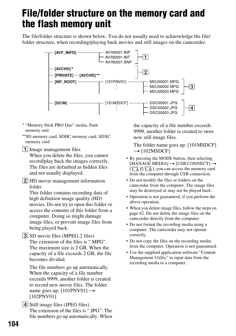 P. 104) | Sony 4-157-878-12(1) User Manual | Page 104 / 128