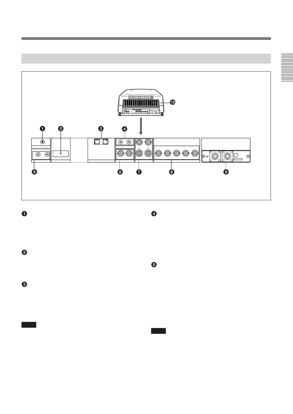 Rear | Sony VPH-D50QM User Manual | Page 11 / 132