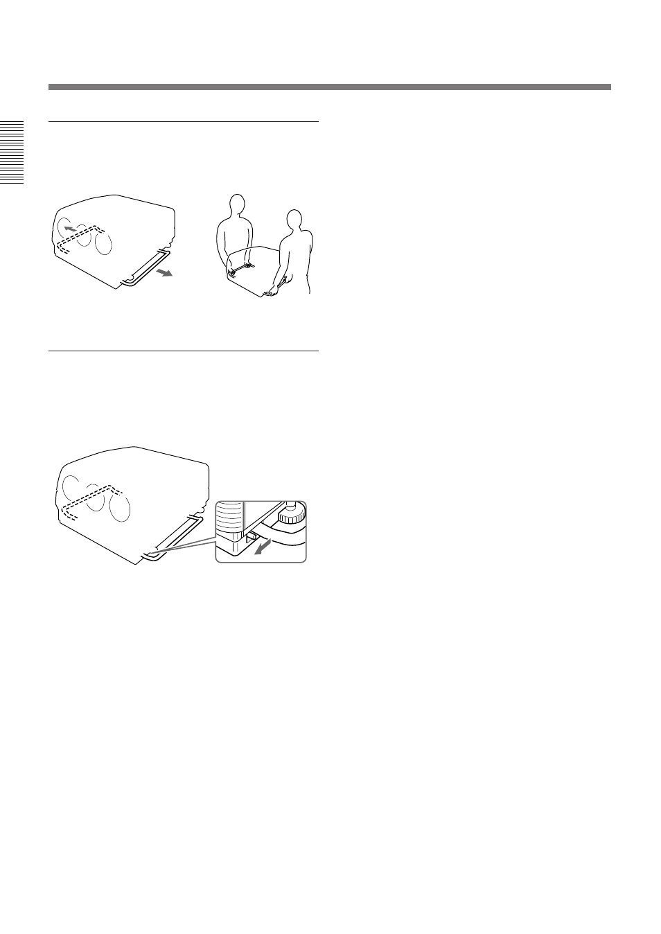 Emplacement et fonction des commandes | Sony VPH-D50QM User Manual | Page 52 / 132