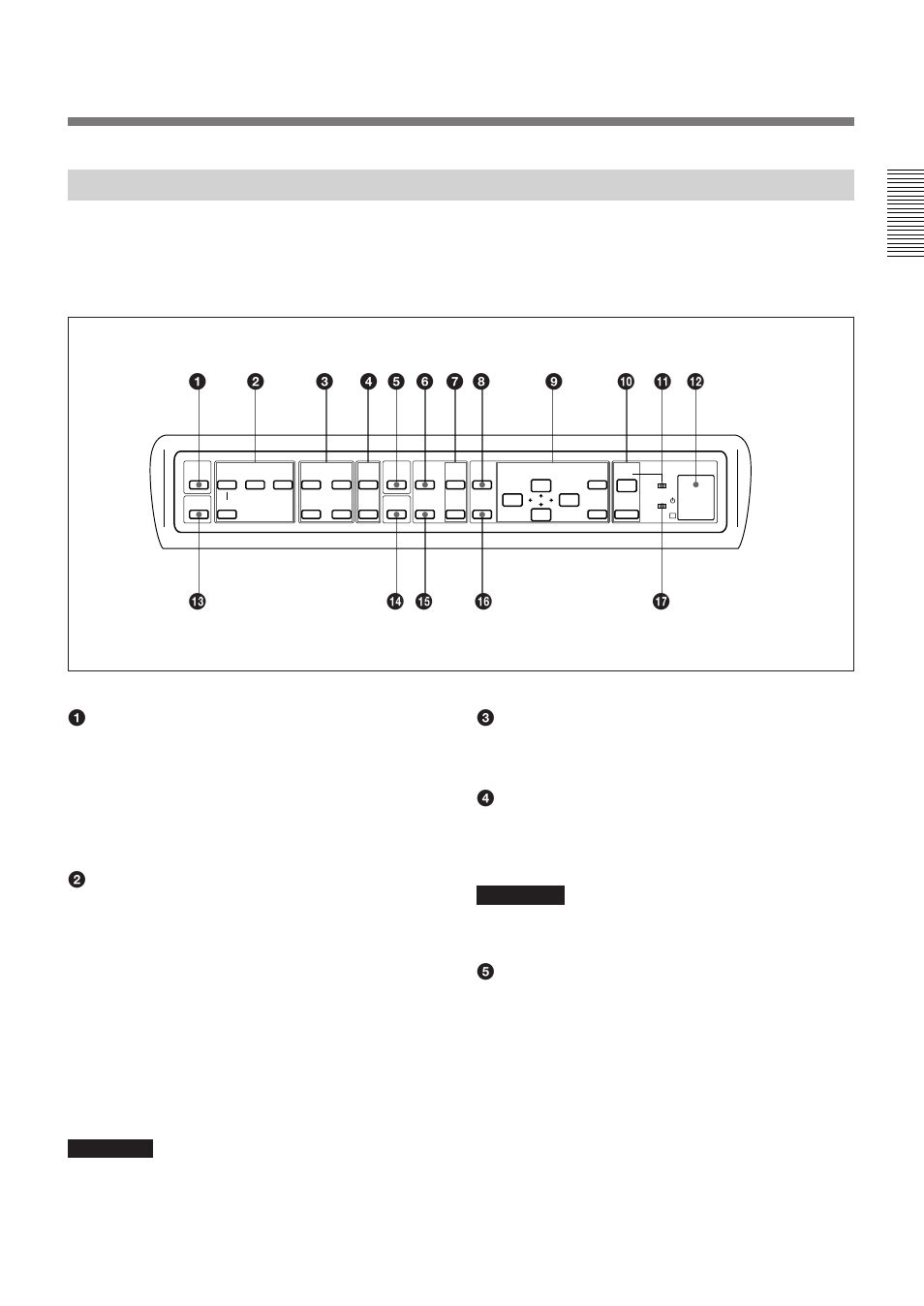 Panneau de commande | Sony VPH-D50QM User Manual | Page 53 / 132