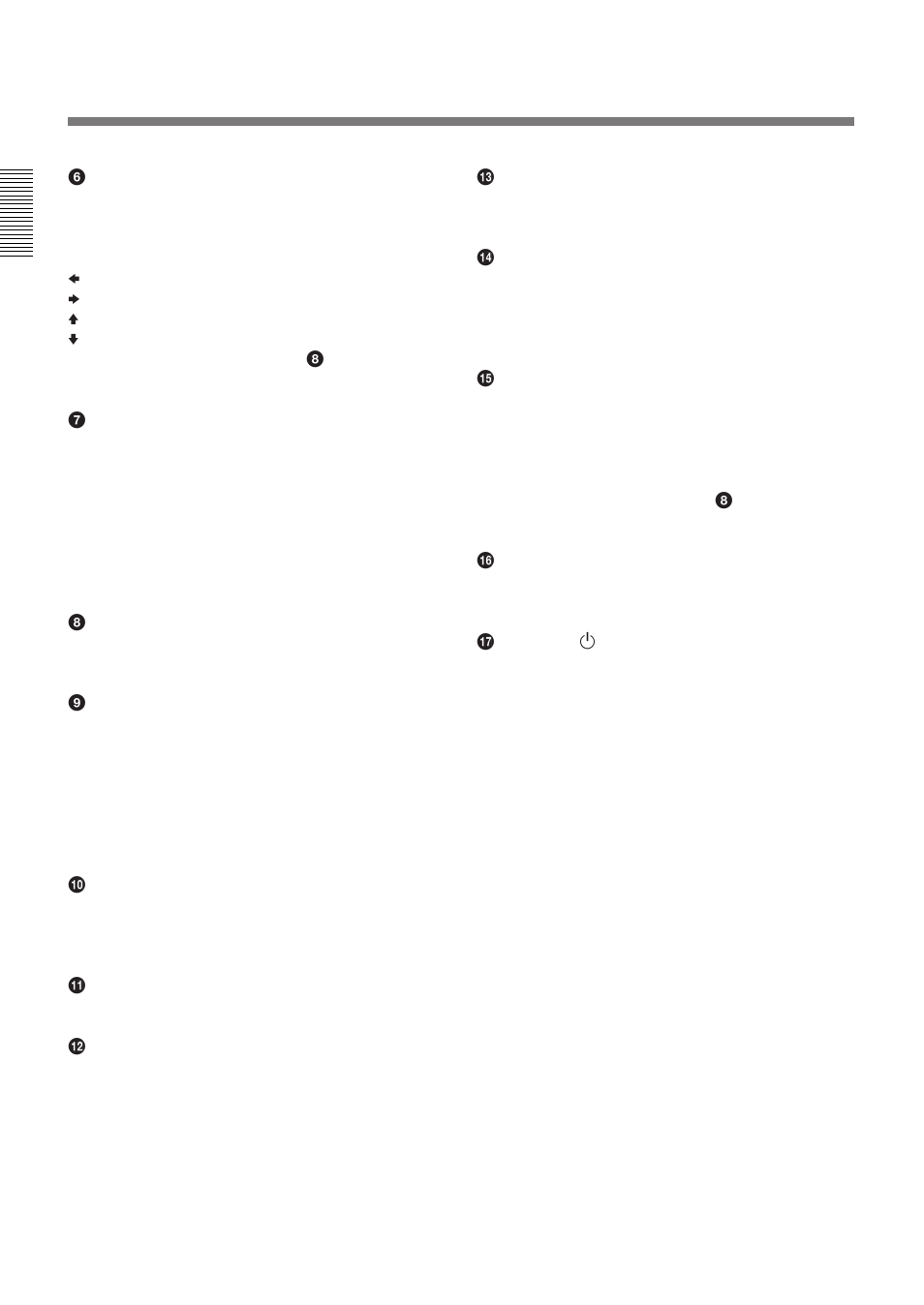 Emplacement et fonction des commandes | Sony VPH-D50QM User Manual | Page 54 / 132