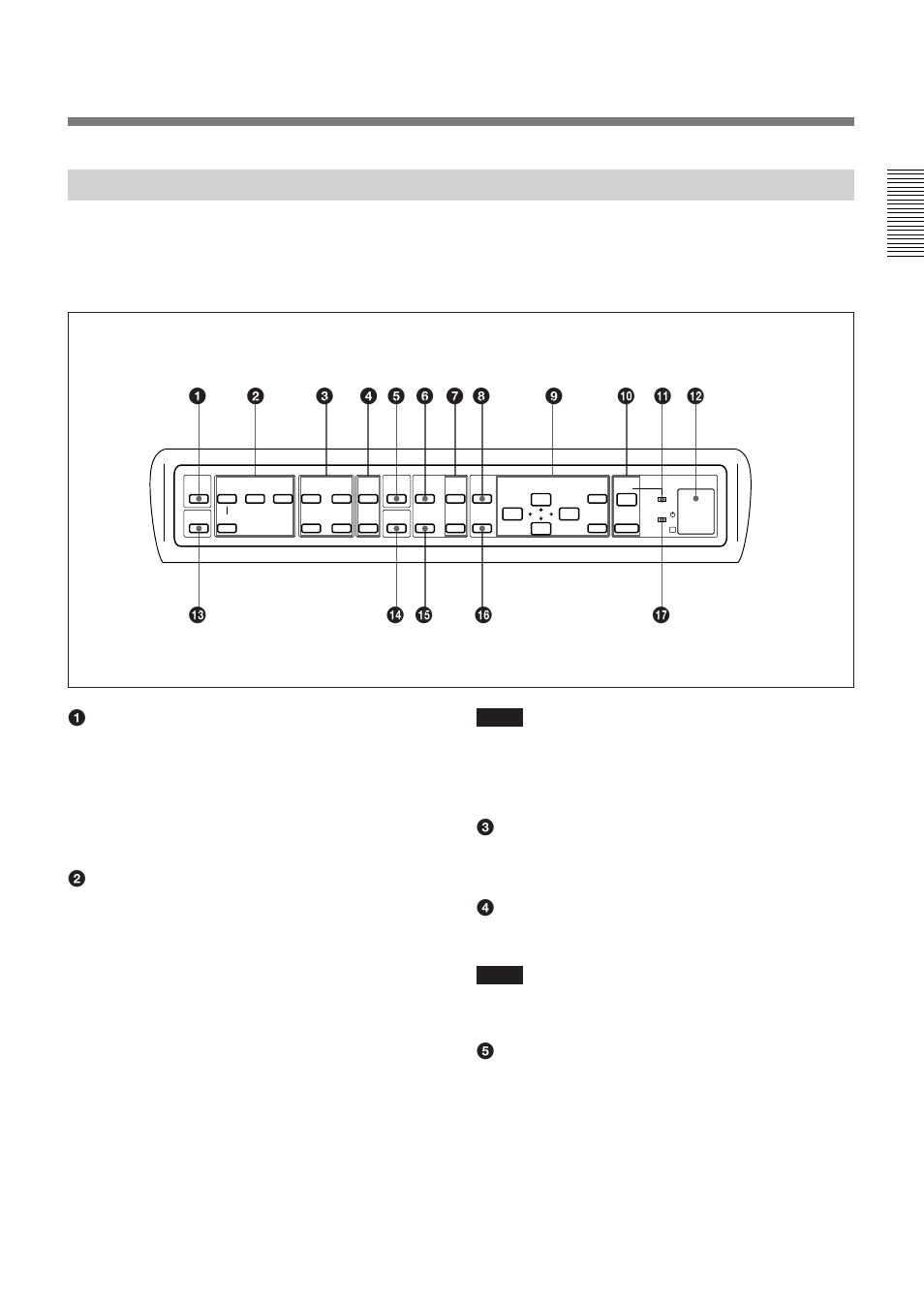 Panel de control | Sony VPH-D50QM User Manual | Page 97 / 132