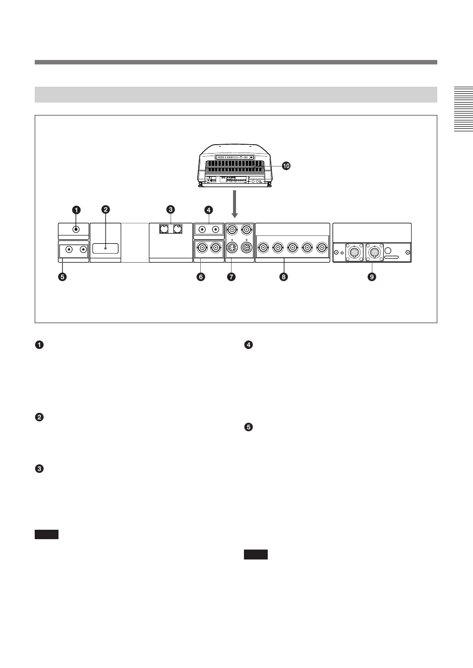 Parte posterior | Sony VPH-D50QM User Manual | Page 99 / 132