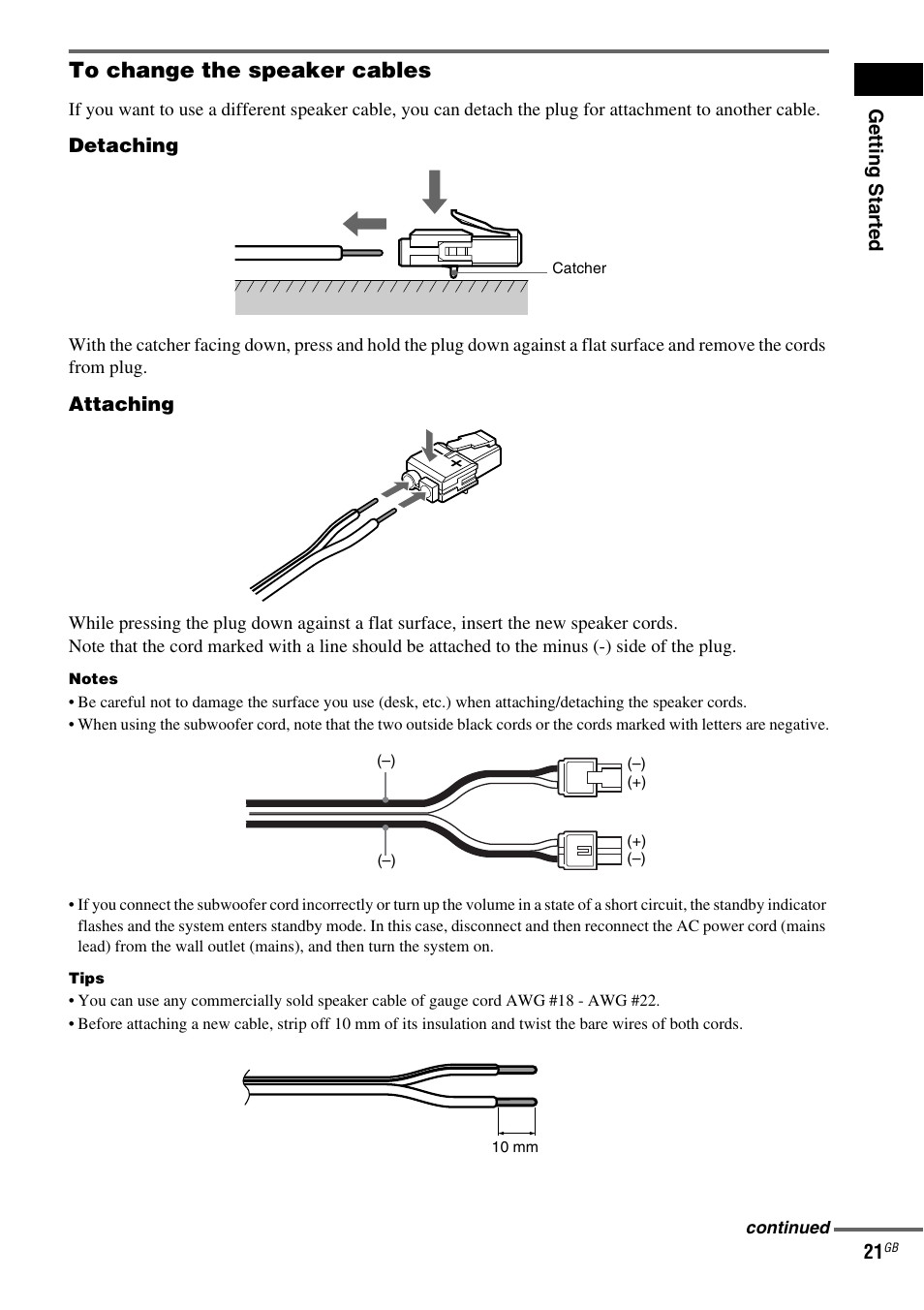 Sony DAV-LF1 User Manual | Page 21 / 116