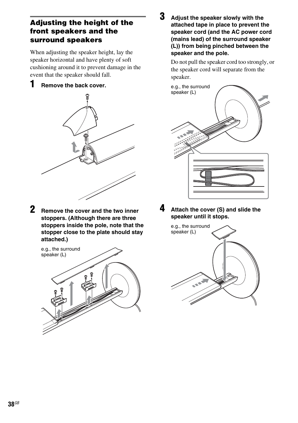 Sony DAV-LF1 User Manual | Page 38 / 116