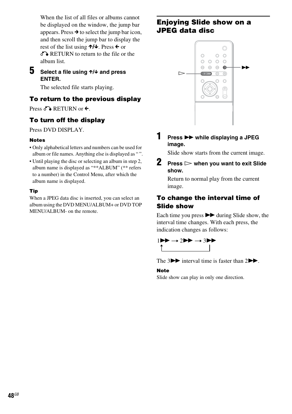 Sony DAV-LF1 User Manual | Page 48 / 116