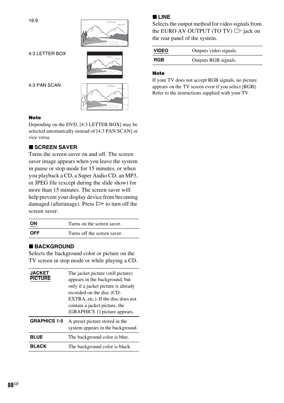 Sony DAV-LF1 User Manual | Page 88 / 116