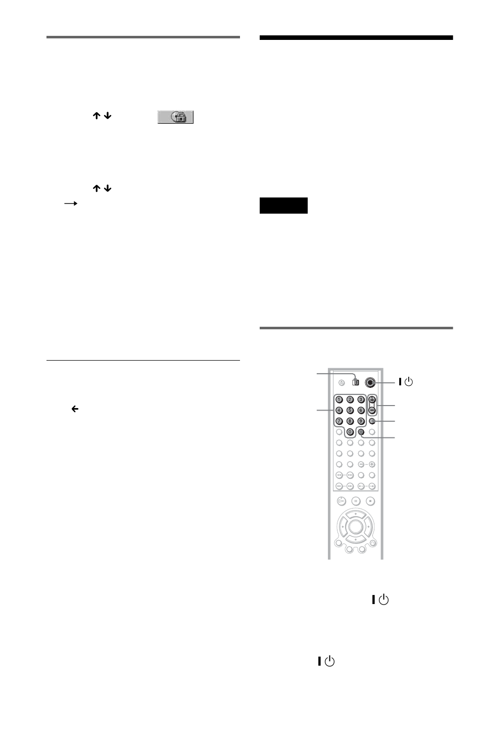 Supplied remote, Changing the password, Controlling tvs with the remote | Sony DVP-NC875V User Manual | Page 74 / 96