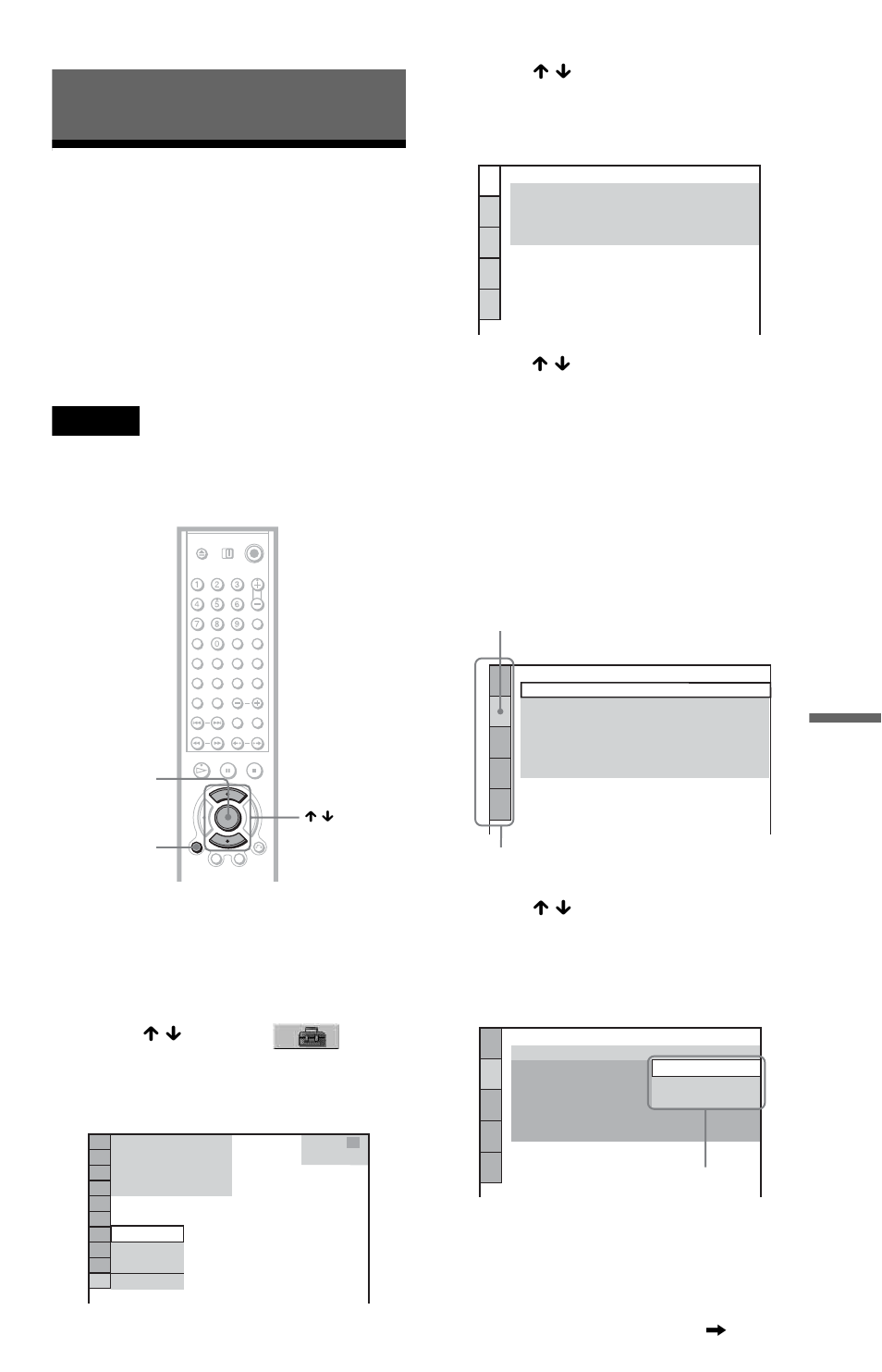 Settings and adjustments, Using the setup display, Press display when the player is in stop mode | Press x / x to select (setup), then press enter, Press x / x to select “custom,” then press enter, Press x / x to select an item, then press enter | Sony DVP-NC875V User Manual | Page 77 / 96