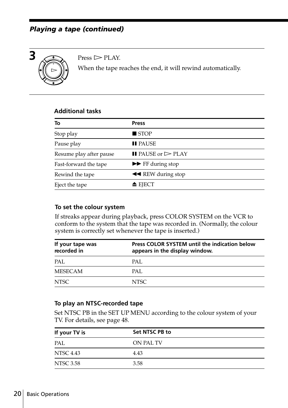 Sony SLV-ED818ME User Manual | Page 20 / 61