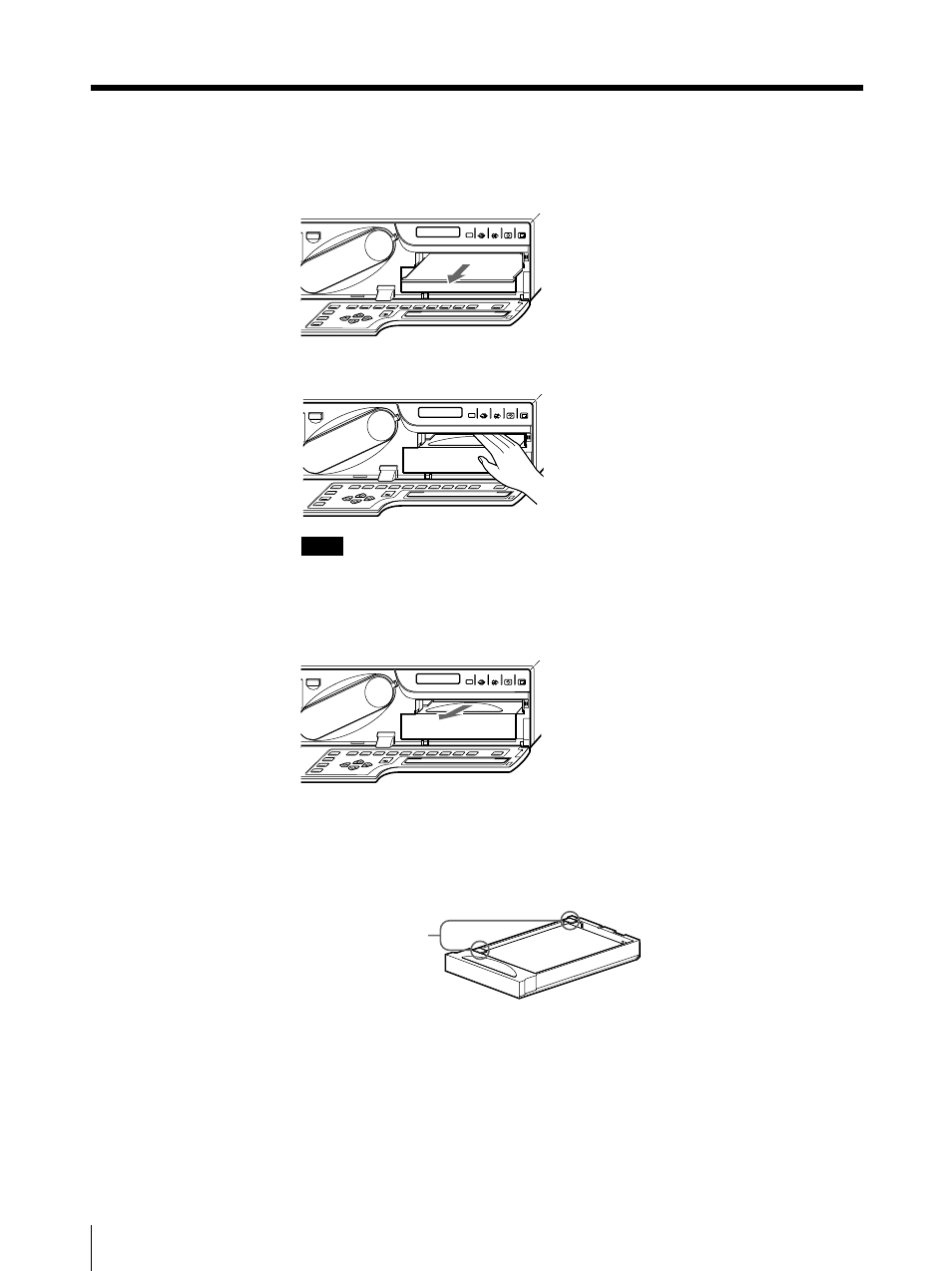 Error/warning messages (continued), Remove the paper tray | Sony UP-50 User Manual | Page 132 / 428