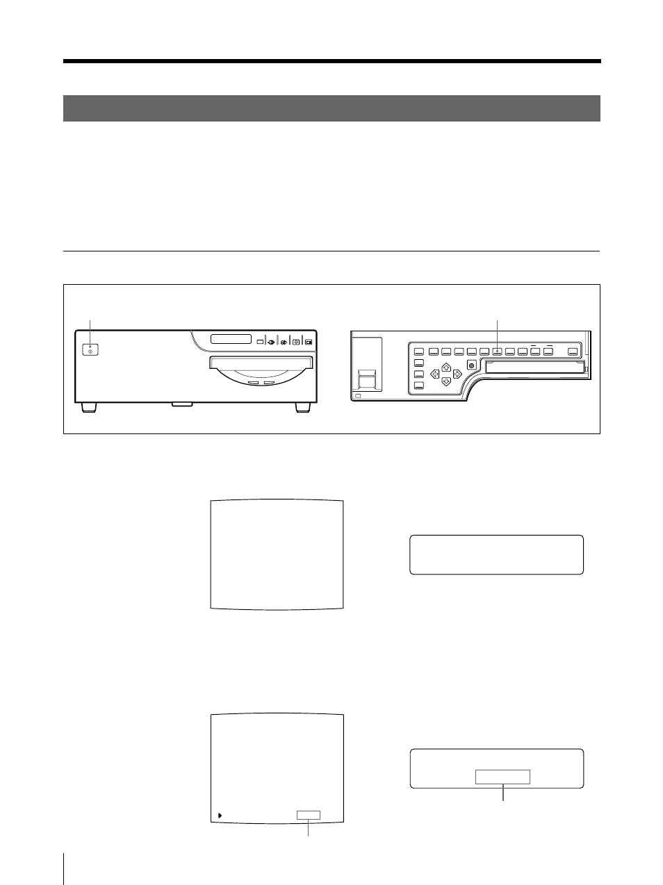 Selecting the input signal, Before printing (continued), Q 1 a 1 s | Sony UP-50 User Manual | Page 14 / 428