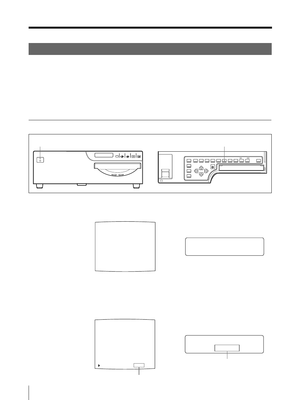 Sélection du signal d’entrée, Avant l’impression (suite), Q 1 a 1 s | Sony UP-50 User Manual | Page 156 / 428