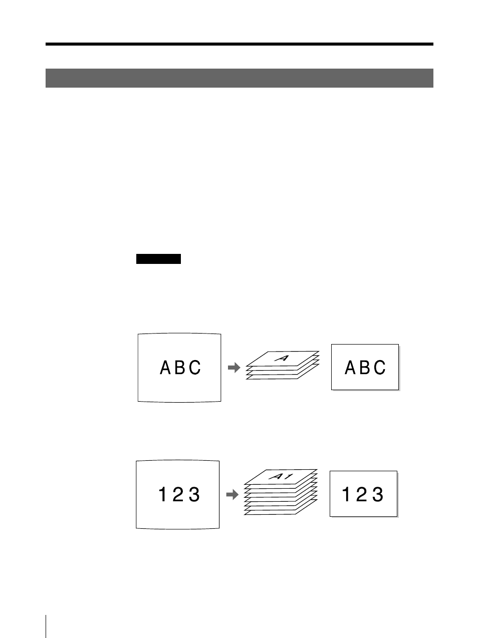 A propos de la mémoire, Variantes de tirages (suite) | Sony UP-50 User Manual | Page 174 / 428