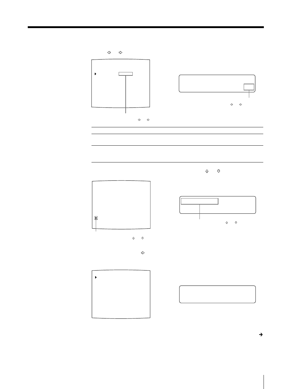 Fprn unc t i on s e tup, S e t up, F unc t i on | Pre ss, Io f f / on n t erv a l, À suivre c | Sony UP-50 User Manual | Page 183 / 428