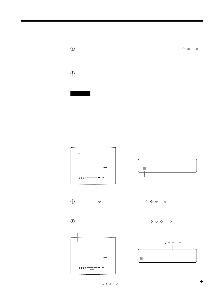 Sc . of f < de l > 1, Sc . of f < s > 2, À suivre c | Sony UP-50 User Manual | Page 201 / 428