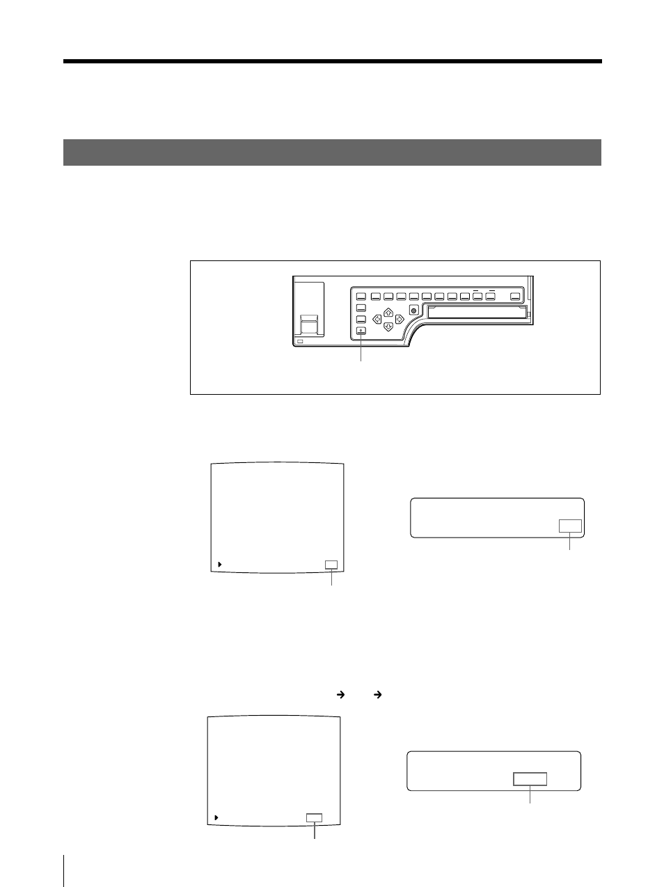 A propos de l’affichage à l’écran, Suppression de l’affichage sur le moniteur vidéo | Sony UP-50 User Manual | Page 210 / 428