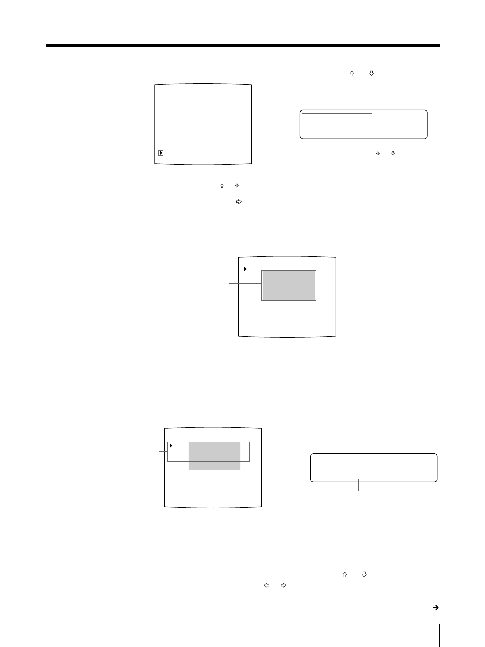 B c y z, Cpre ss [ > ] - b a l ance, À suivre c | Sony UP-50 User Manual | Page 241 / 428