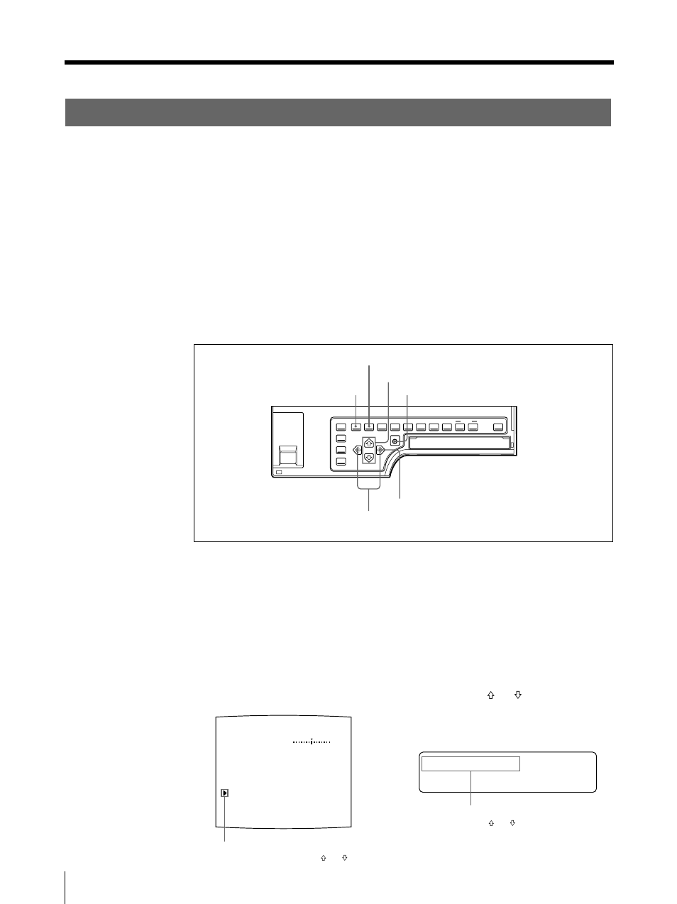 Enregistrement d’un jeu d’utilisateur, Configuration de l’imprimante (suite), U[ > ] s er na pre s s me | Sony UP-50 User Manual | Page 258 / 428