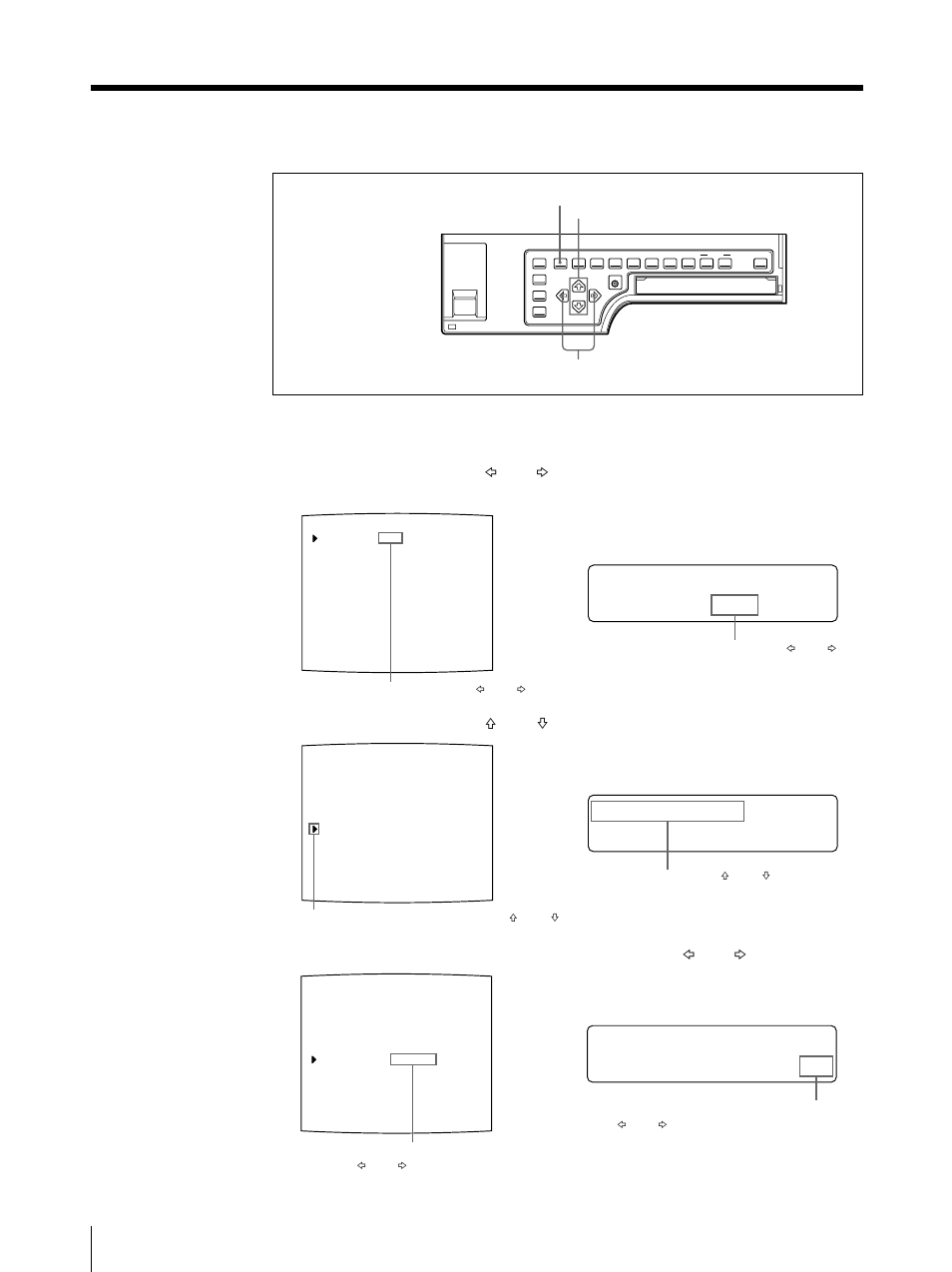 Mo f f / on ot i on chk, Mof f / o n ot i on chk, So wählen sie die einstellung über das menü aus | Sony UP-50 User Manual | Page 332 / 428