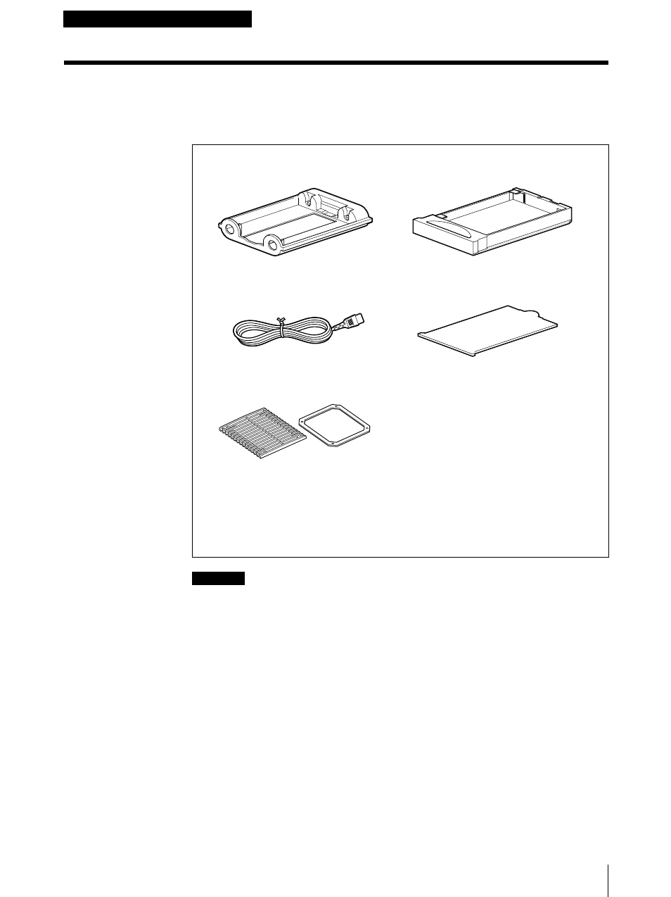 Installation und konfiguration, Mitgeliefertes zubehör | Sony UP-50 User Manual | Page 355 / 428