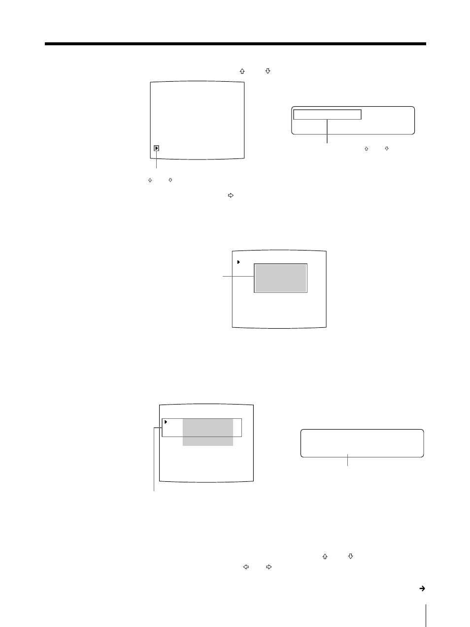 B c y z, Cpre ss [ > ] - b a l ance, Fortsetzung c | Sony UP-50 User Manual | Page 383 / 428