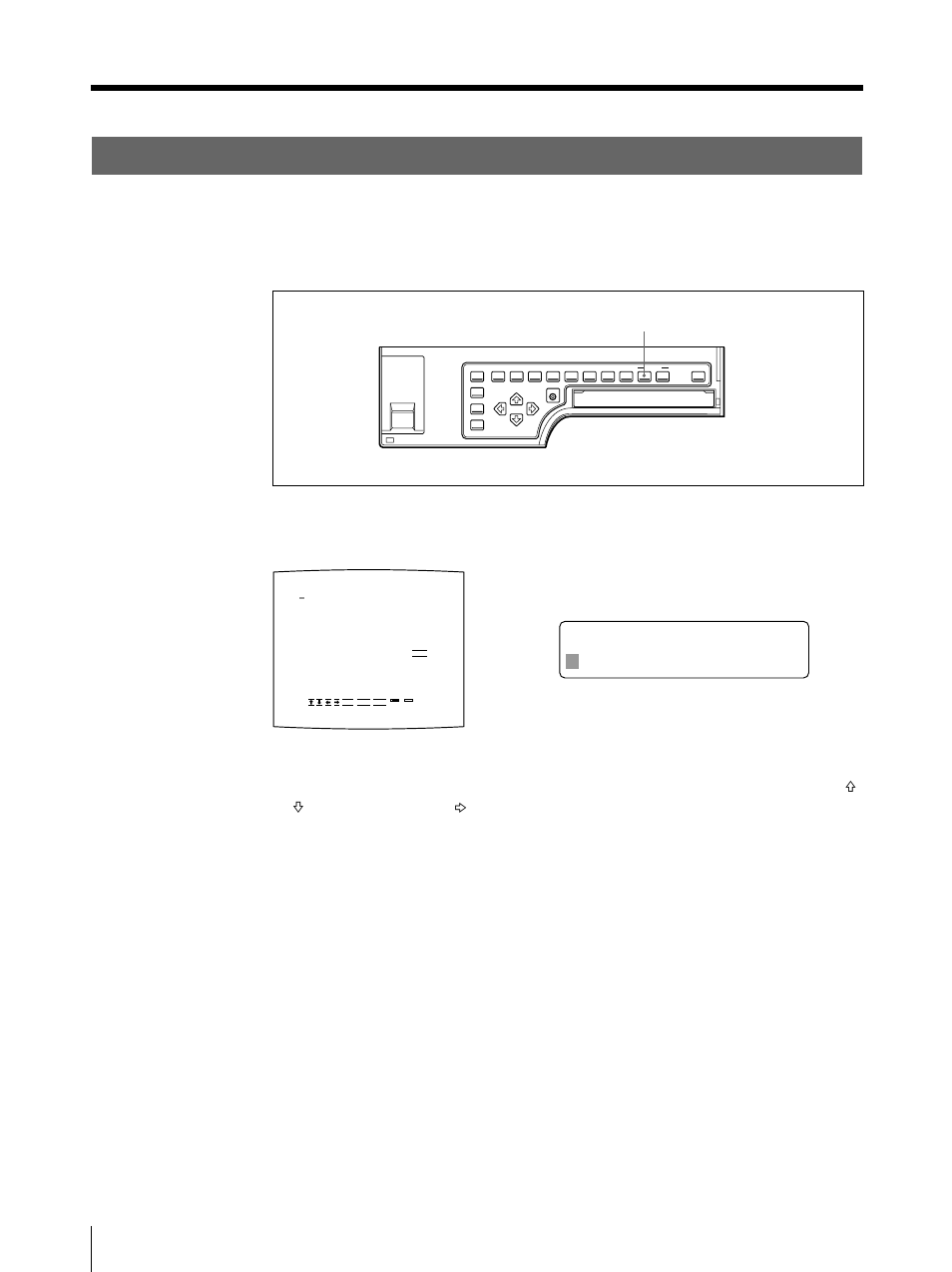 Displaying the caption menu, Making printouts with a caption (continued), C . of f < a > 1 | Sony UP-50 User Manual | Page 56 / 428