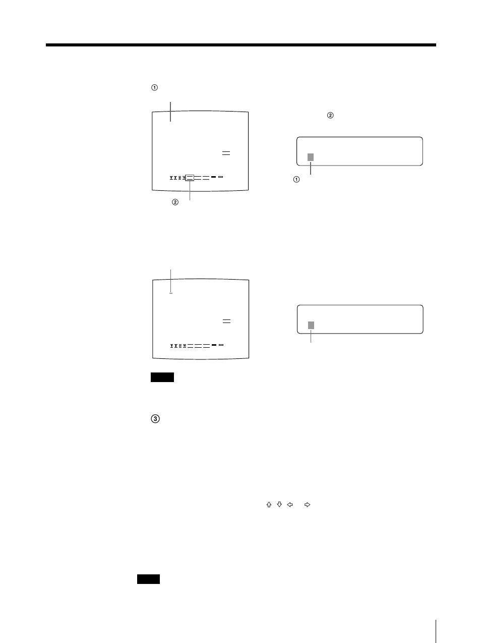 Ac b c . of f < i ns > 2, Ac bc . of f < i ns > 2, Press the menu button | Sony UP-50 User Manual | Page 61 / 428