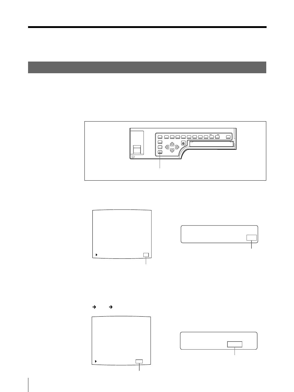About the screen display, Erasing the screen display on the video monitor | Sony UP-50 User Manual | Page 68 / 428