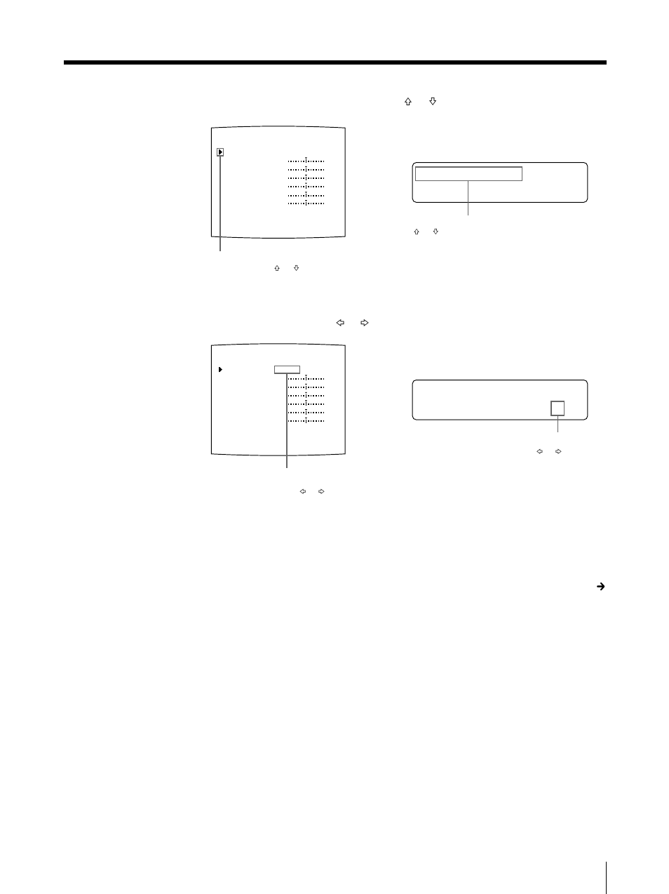 L oad co lor : – / 2, L oad co lor : 1, Select load color by pressing the f or f button | Continue to the next page c | Sony UP-50 User Manual | Page 87 / 428