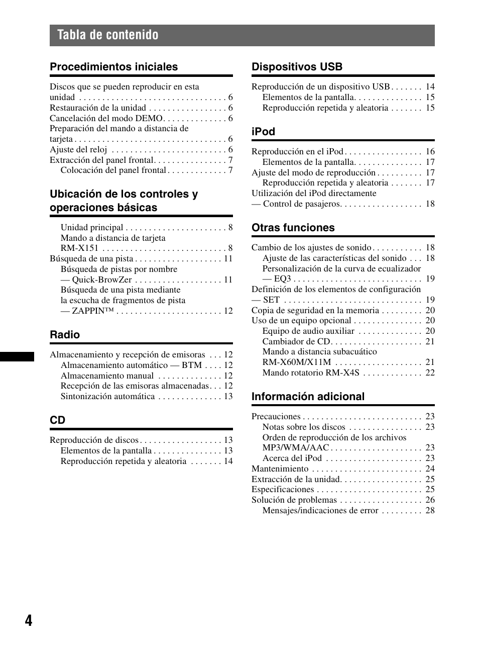 Sony CDX-M60UI User Manual | Page 56 / 140