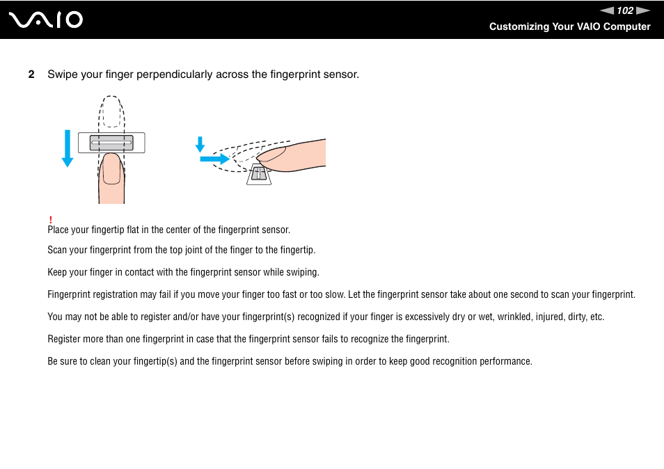 Sony USER GUIDE V G N - C S 2 0 0 User Manual | Page 102 / 184