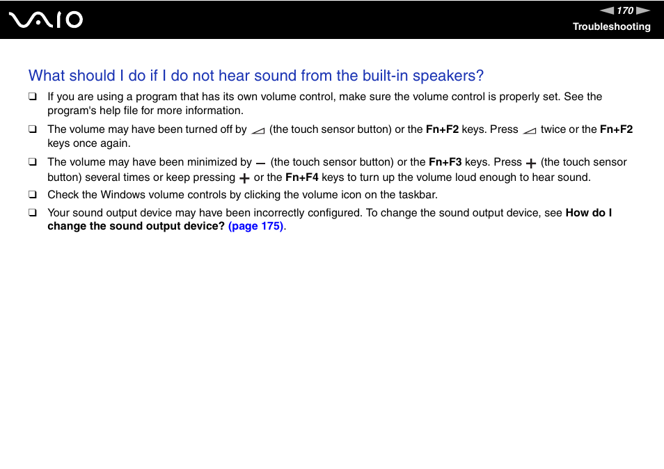 Sony USER GUIDE V G N - C S 2 0 0 User Manual | Page 170 / 184