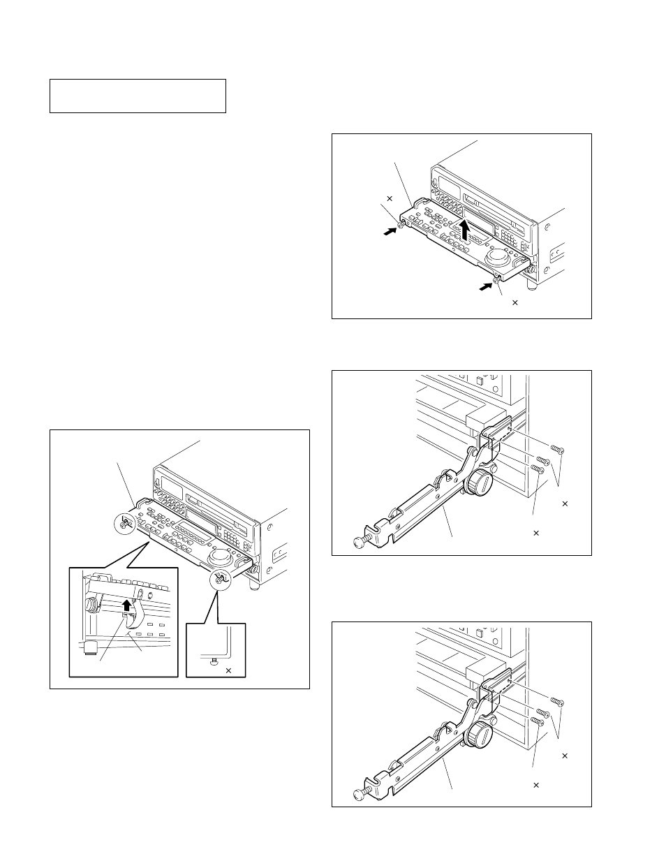 2. sys1, sys2 rom versions, 3. removal of control panel / replacement of arms | Sony DVW-500/1 User Manual | Page 10 / 36