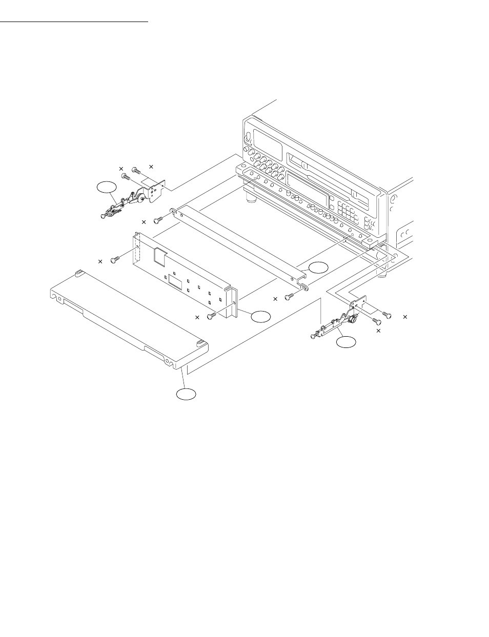 2. spare parts list for vtr | Sony DVW-500/1 User Manual | Page 30 / 36